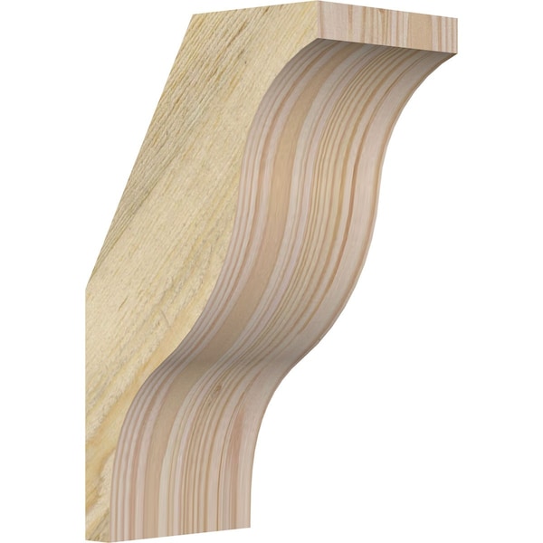 Ekena Millwork 4"W x 6"D x 10"H Funston Rough Sawn Knee Brace, Douglas Fir BRC04X06X10FST00RDF - main
